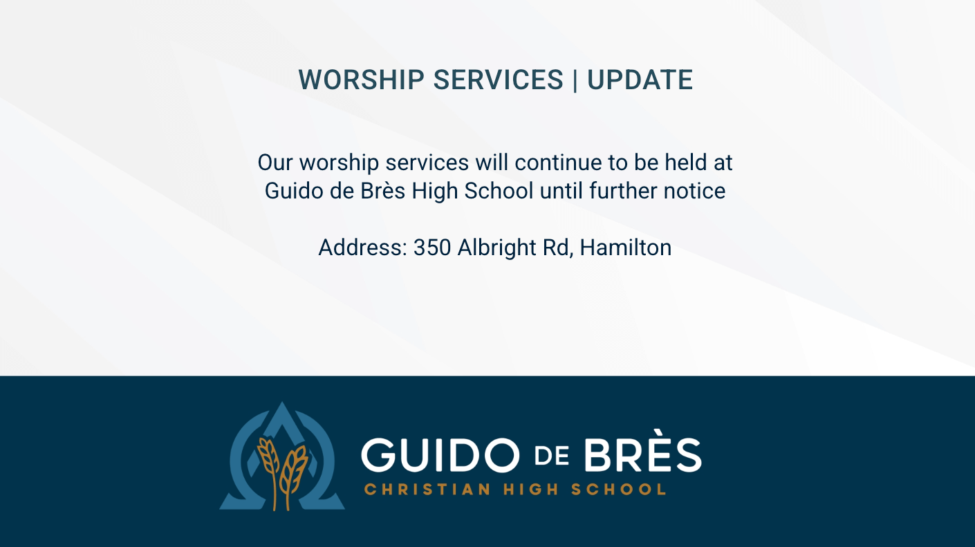 Worship service update